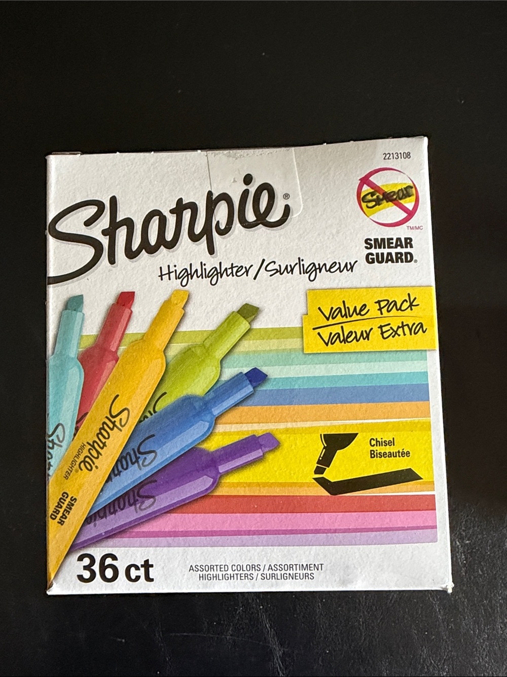 36ct Assorted Highlighters  Sharpie- Multicolor Value Pack Back to School